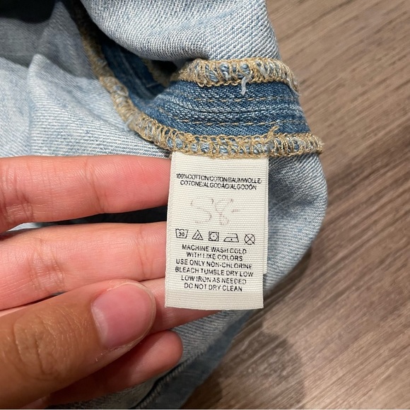 FREE PEOPLE- Modern Femme Denim Skirt Size 8 - Picture 8 of 8